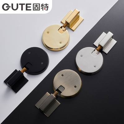 固特(GUTE) 隐形地吸门吸防撞卫生间卧室强防风打孔免打孔两用门碰门顶吸门器无磁静音