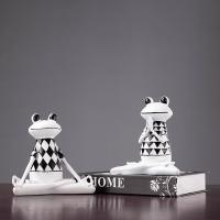 美帮汇创意结婚闺蜜新婚乔迁新居礼品客厅电视柜青蛙摆件家居装饰品