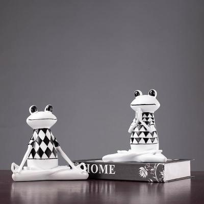 美帮汇创意结婚闺蜜新婚乔迁新居礼品客厅电视柜青蛙摆件家居装饰品