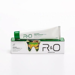 R&O®生姜薄荷牙膏清新口气牙龈出血祛除口腔异味抑菌100g*2支