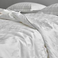 高端双宫桑蚕丝120S长绒棉贡缎大提花蚕丝被夏被春秋被冬被子母被