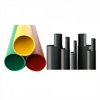 沃尔 woer 热缩管10KV高压绝缘阻燃铜排母线连续套管 Φ210mm 红 黄 绿 黑(25米/卷)