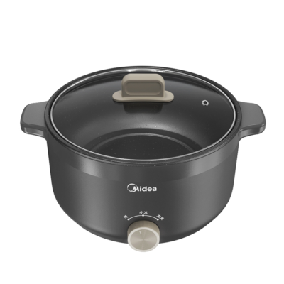 Midea/美的 HGE2520电热电火锅连体电煮锅 宿舍款 煎炸煮一锅多能