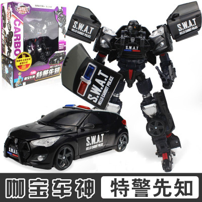 咖宝蛋神儿童咖宝车神变形恐龙蛋爆兽蛋男孩战神提拉轰霸王龙翼龙剑齿虎猎人雄鹰王牌车手变形汽车机器正版咖宝车神（特警先知）