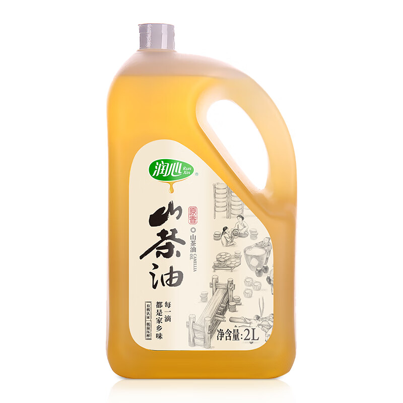 润心 原香山茶油 2L