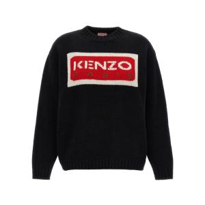 高田贤三(Kenzo)羊毛针织套衫女圆领舒适保暖休闲百搭配色显瘦运