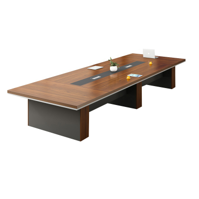 迅迈 会议桌480*140*75cm 简约现代板式桌 木质条形洽谈桌