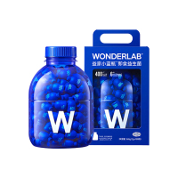 万益蓝WonderLab小蓝瓶益生菌180瓶肠胃冻干粉大人成人益生菌443