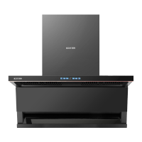 百得(BEST)华帝股份烟机AC36 26m³大风量顶侧三吸油烟机直流变频烟灶联动七重热净洗 挥手智控