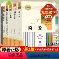 全套6册-九年级下册必读名著(学校推荐版全册) [正版]儒林外史简爱书籍原著人民教育出版社 简爱和儒林外史九年级下册语文