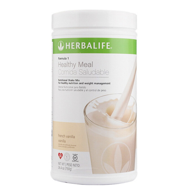 免邮-美国康宝莱(herbalife)奶昔减肥代餐粉750g/罐装美版非港版膳食营养补充剂饱腹减重香草味