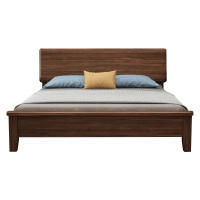 臻远ZY4022915实木床胡桃木双人床1.8米