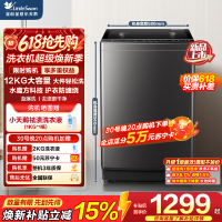小天鹅(LittleSwan)波轮洗衣机全自动12公斤大容量水魔方防缠绕TB12M09T