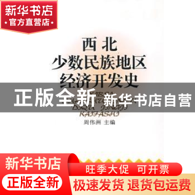 正版 西北少数民族地区经济开发史 周伟洲 中国社会科学出版社 97
