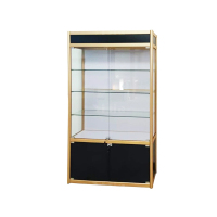 翌嘉YJ4123119 玻璃展柜奖牌奖杯展示柜展架模型产品陈列柜 1000*400*1800