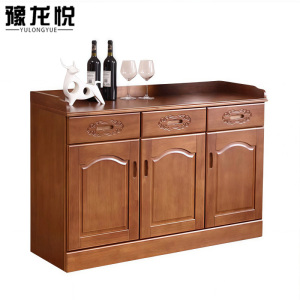 豫龙悦实木茶水柜