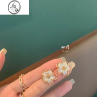 JiMi「幽藤」少女超仙花朵耳钉~甜美可爱复古耳饰女森系风无耳洞耳夹