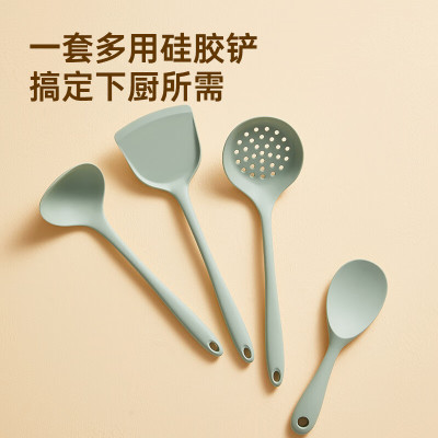 炊大皇 松绿硅胶小勺铲四件套 松绿硅胶小勺铲四件套SL05GJ