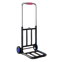 永满铁运 折叠手拉车 拉杆搬运车 31*46*101cm橡胶轮 个