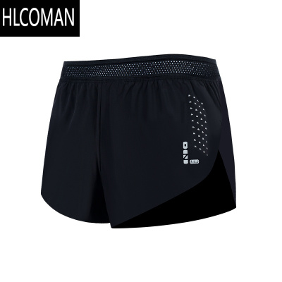 HLCOMAN竞速马拉松运动短裤男田径训练比赛三分速干内衬宽松跑步女
