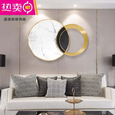 轻奢北欧创意墙面壁饰壁挂餐厅客厅沙发背景金属墙上卧室装饰挂件FENGHOU