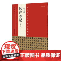 赵孟頫妙严寺记 赵孟俯楷书字帖技法临摹中国历代著名碑帖珍品书法艺术书籍 河南美术出版社