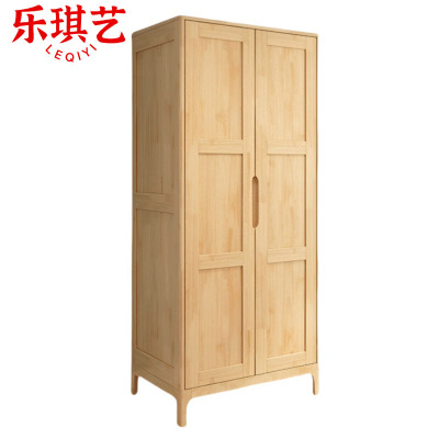 乐琪艺 实木衣柜 二门 886*560*2000mm 台