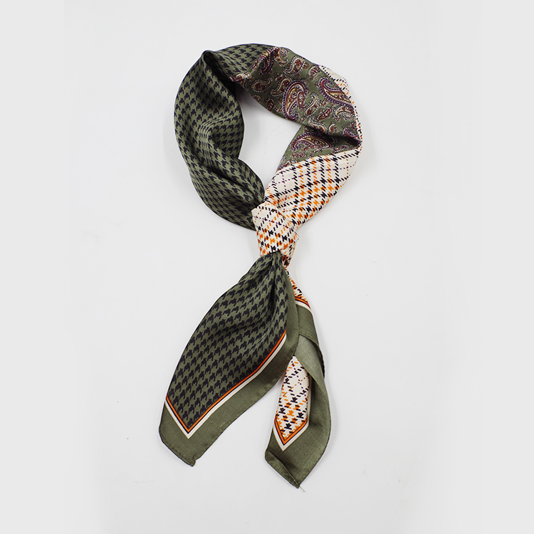 盛世曼尼男生装饰领巾搭配衬衫领带70方巾小丝巾春秋夏时尚百搭韩版