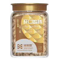 蒲臻善杏核自然果木清香粒大饱满营养丰富罐装开口杏核400g