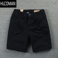 HLCOMAN休闲短裤男士工作宽松直筒夏季潮牌水洗工装五分裤子