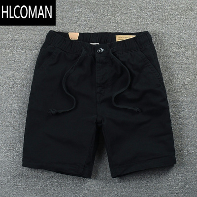 HLCOMAN休闲短裤男士工作宽松直筒夏季潮牌水洗工装五分裤子