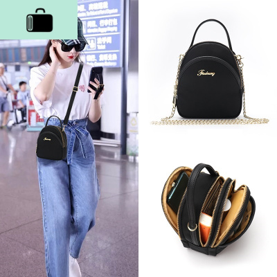 夏天牛津布女包单肩斜挎包2020新款潮时尚百搭帆布迷你三层小包包NEW LAKE女斜挎包