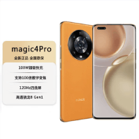 荣耀Magic4 Pro 12GB+512GB 燃橙色 十亿色四曲屏幕 6400万潜望式长焦摄像头 骁龙8移动平台 100W有线超级快充 50W无线快充 5G手机