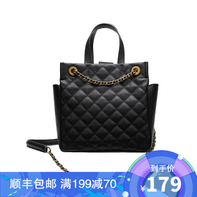 CAMILA&KORALI旗舰店新款网红小ck2021旗舰店菱格包手提包单肩包斜挎包链条包女包包潮