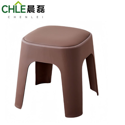 晨磊 软包塑料凳 深棕色 个