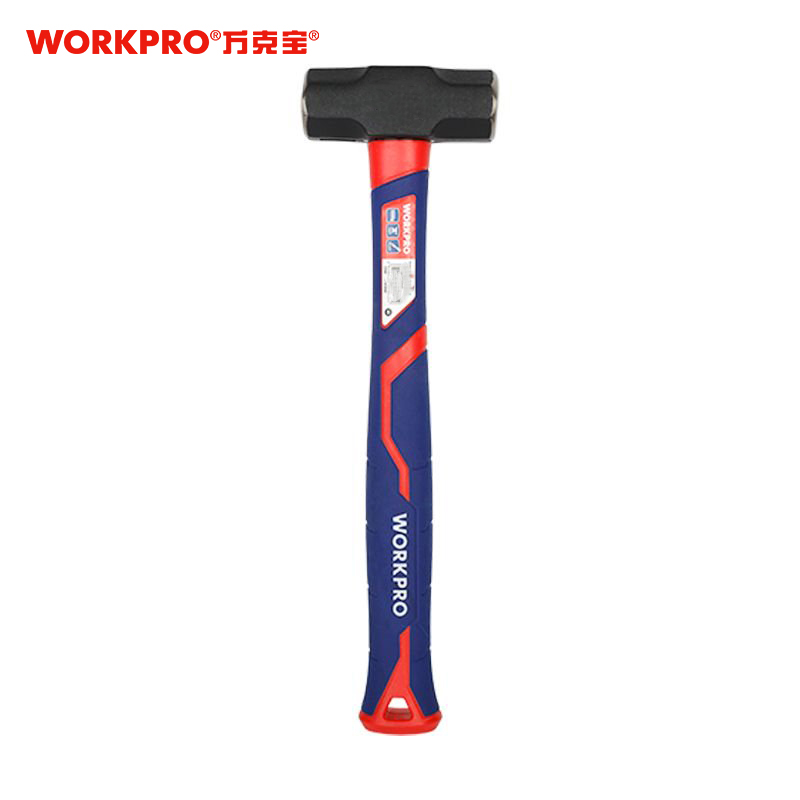 万克宝 3LB三色柄德式八角锤 WP241032 把