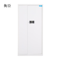 衡臣保险柜铁皮资料柜矮柜办公室储物柜通门白色密码锁900*420*1850