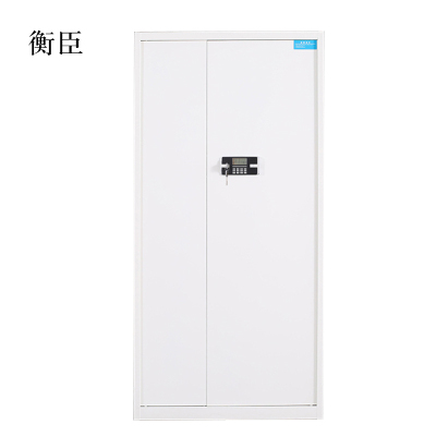 衡臣保险柜铁皮资料柜矮柜办公室储物柜通门白色密码锁900*420*1850