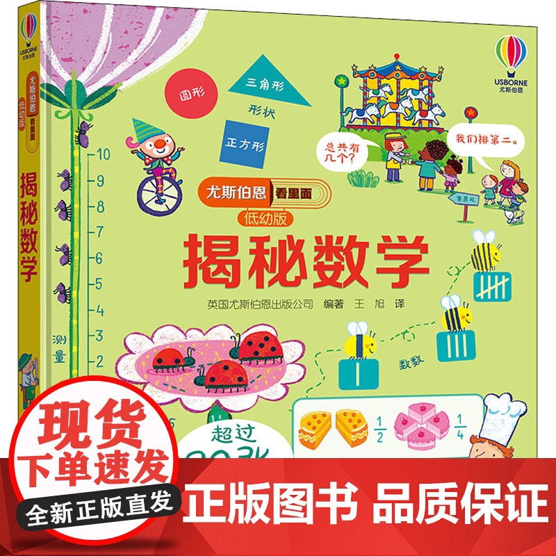 揭秘数学 英国尤斯伯恩出版公司 编 王旭 译 科普百科少儿 正版图书籍 接力出版社