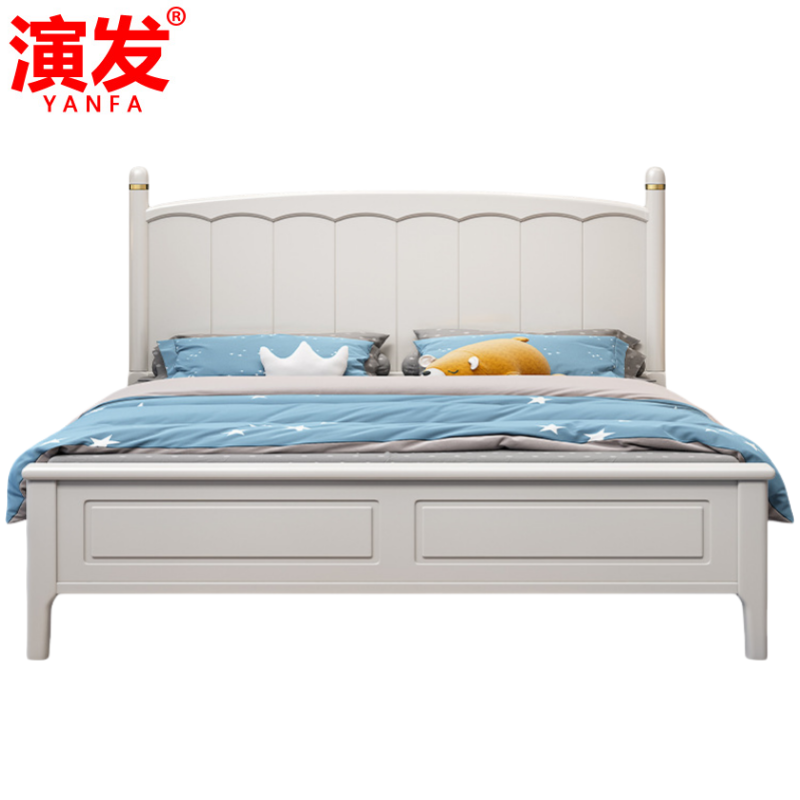 演发 木床+床垫 1.5米 套