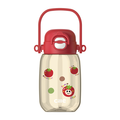 Cille户外便携保温保冷水壶350ml不锈钢真空双层防漏设计便携挂绳