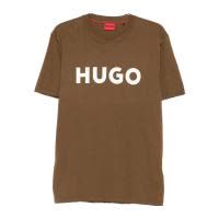 Hugo boss男士短袖T恤圆领印花透气舒适棉质