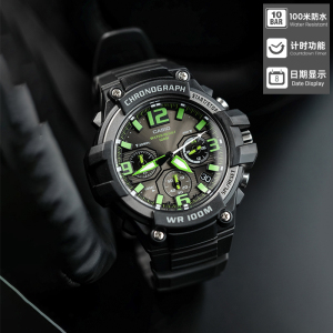 Casio旗舰店卡西欧手表男女限量防水运动小黑表休闲时尚电子学生日韩石英表男表多功能正品潮流男士夜光手表AQ-S810