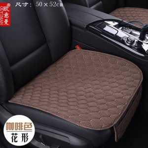 家柏饰(CORATED)汽车坐垫新款单片布艺座垫无靠背三件套透气防滑免绑四季通用座垫