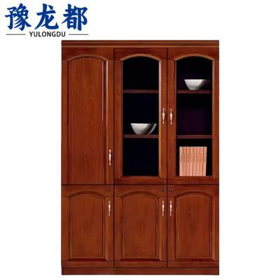 豫龙都 油漆书柜 三门 台