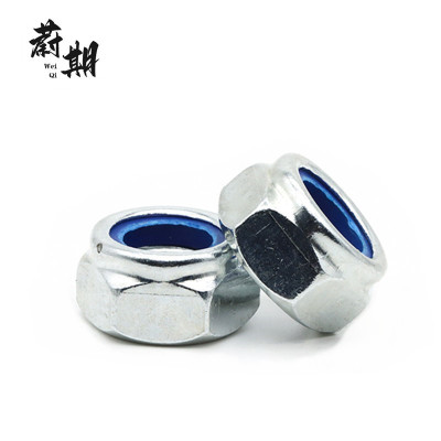 蔚期 镀锌防松螺母 M6 个