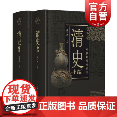 清史全二册 中国断代史系列精装版套装上下册中国古代清史研究标配丛书 上海人民出版社