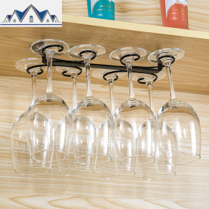 红酒杯架倒挂家用红酒架酒柜摆件高脚杯架欧式创意葡萄酒杯架悬挂 三维工匠收纳层架