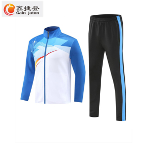 鑫捷登 男女同款运动套装AGRY-LY8006 1套(彩蓝、红色、宝蓝 S-5XL)