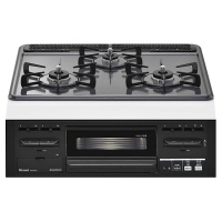 日本原装进口林内燃气灶Metal60(中配)嵌入式三眼灶煤气炉烤箱单面烤天然气RS31M5H2RABW新款